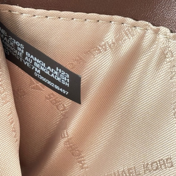 Michael Kors Jet Set Travel Large Envelope Continental Wallet Patent Mocha - Picture 9 of 13